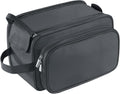Extra Large Toiletry Bag for Men, Travel Toiletry Organizer Dopp Kit Water-resistant Shaving Bags, PU Leather
