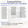 Stove Knobs for Jenn-Air, KitchenAid & Maytag Gas Cooktops for 7733P410-60