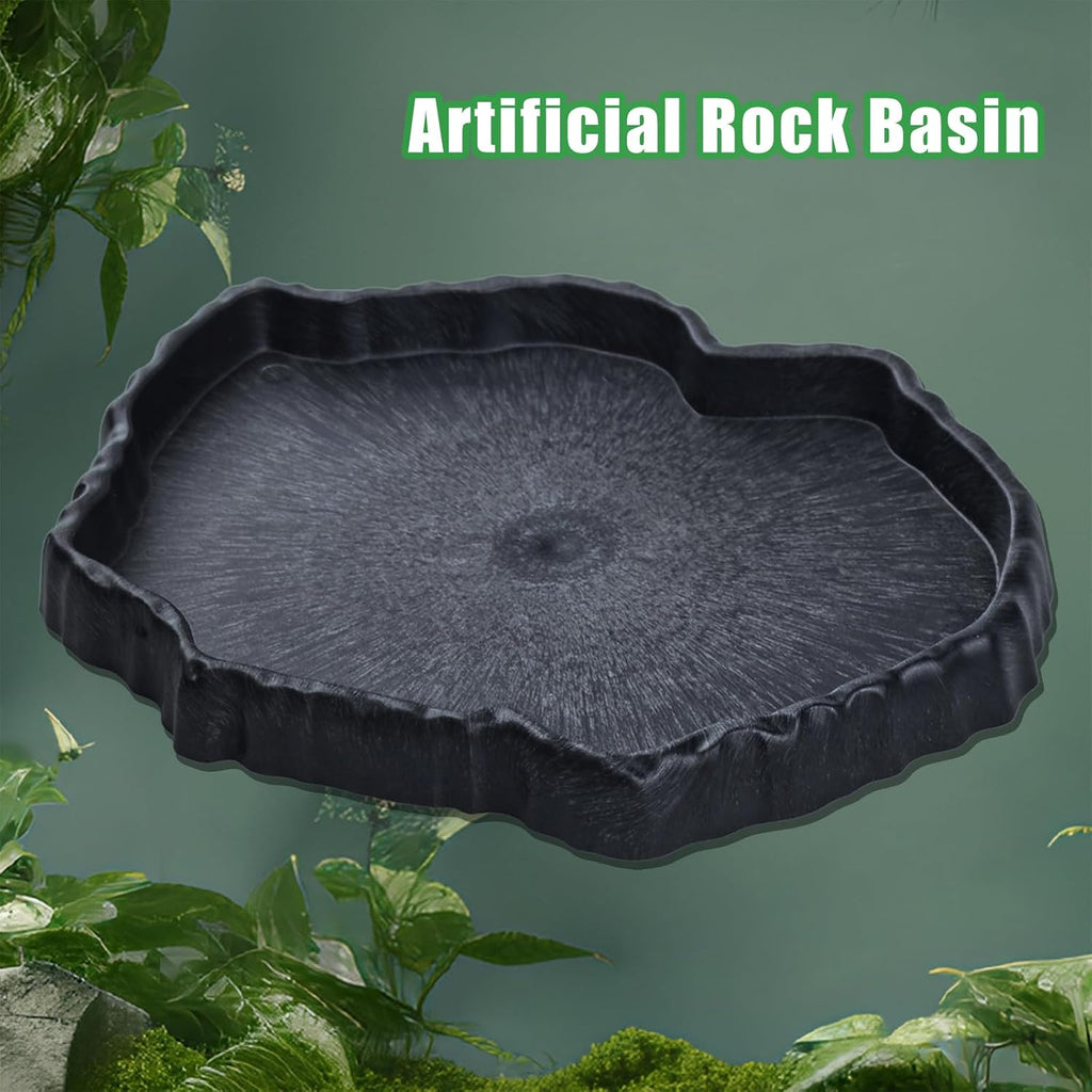 Reptile Water Dish, Reptile Feeding Dish Corner (Large)