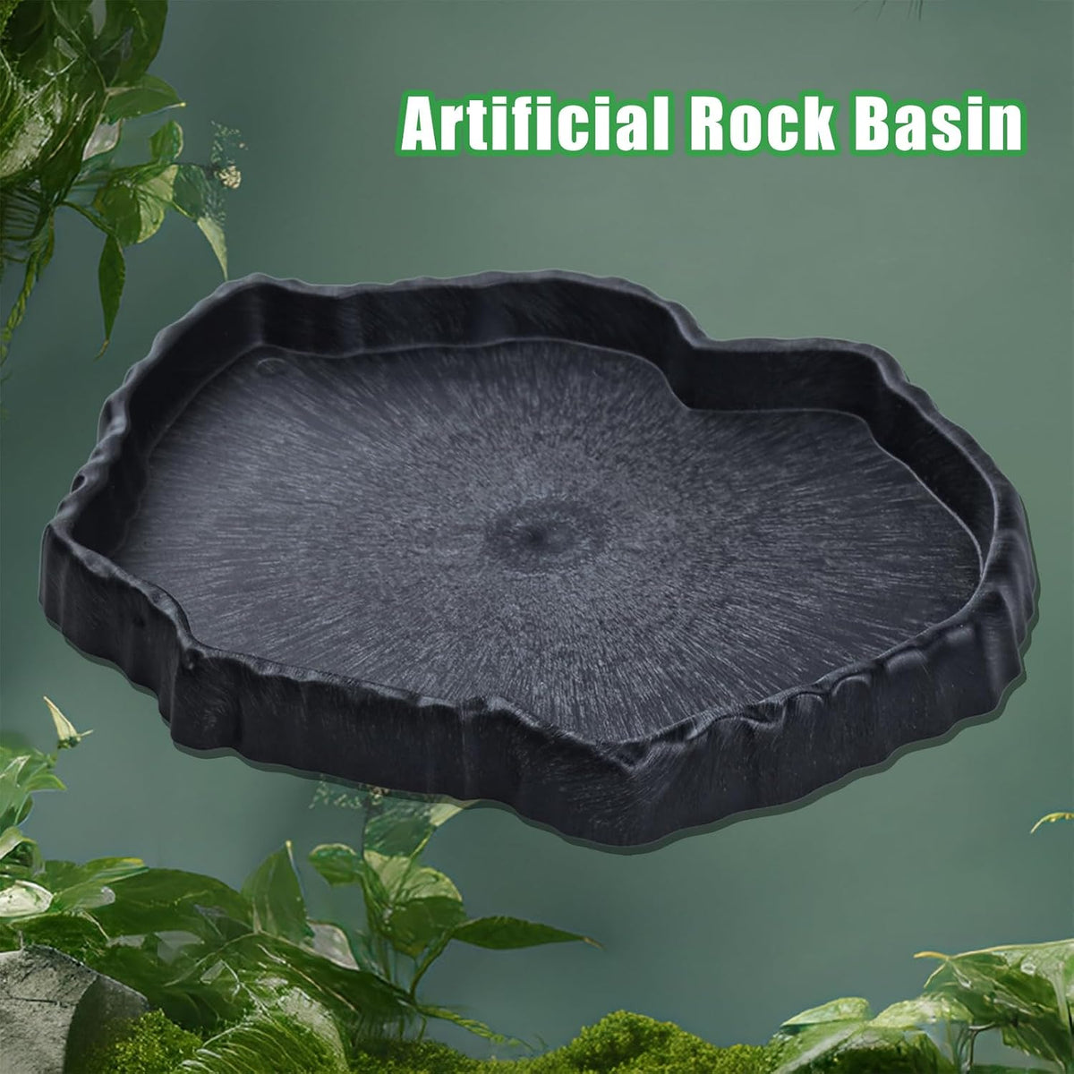 Reptile Water Dish, Reptile Feeding Dish Corner (Large)
