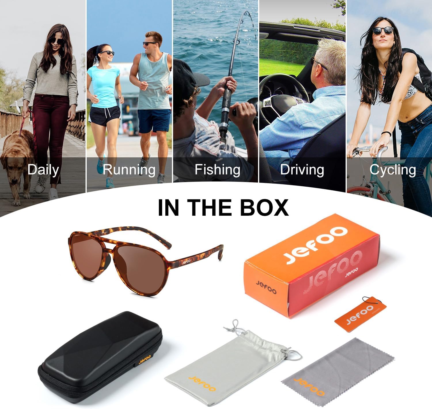 Polarized Aviator Sunglasses for Women Men Retro Trendy Sports Sunglasses for Outdoor UV400 Protection