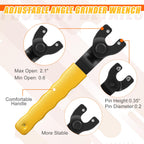 Hicarer 25 Pcs Angle Grinder Nut Wrench Replacement Kit, Yellow