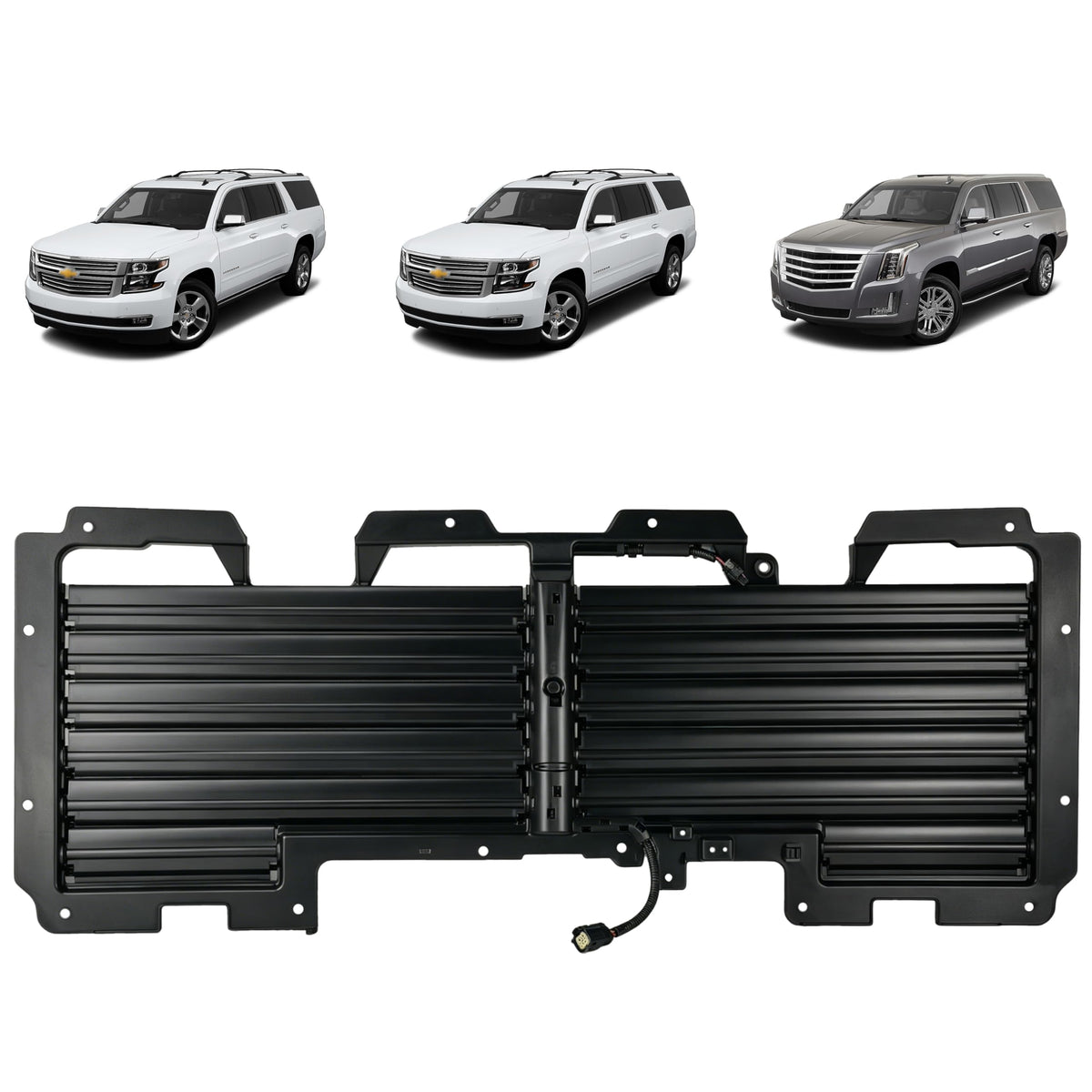 DIMEANI Active Grille Shutter with Motor Compatible with Chevrolet Tahoe
