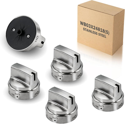 JGB700SEJ1SS JGB700SEJ4SS JGB735SP1SS Stainless Steel Stove Knob Fit for GE