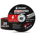 EZARC Metal Cut Off Wheels, 6'' x .045'' x 7/8'', 25-Pack