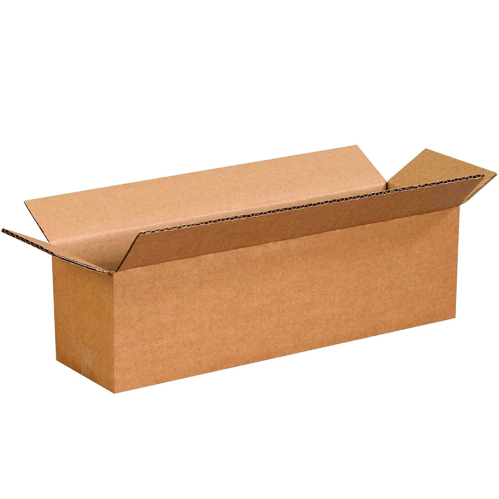Shipping Boxes 14"L x 4"W x 4"H 25-Pack Long Corrugated Boxes for Moving, Shipping, Mailing, Packing, Packaging and