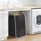 Metal Rack Laundry Hamper, Large Laundry Basket with Convenient Handle, Freestanding Dirty Clothes Hamper for for