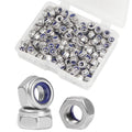 200Pcs M3 x 0.5mm Lock Nuts, Metric Nylon Insert Hex Locknut for RC Models