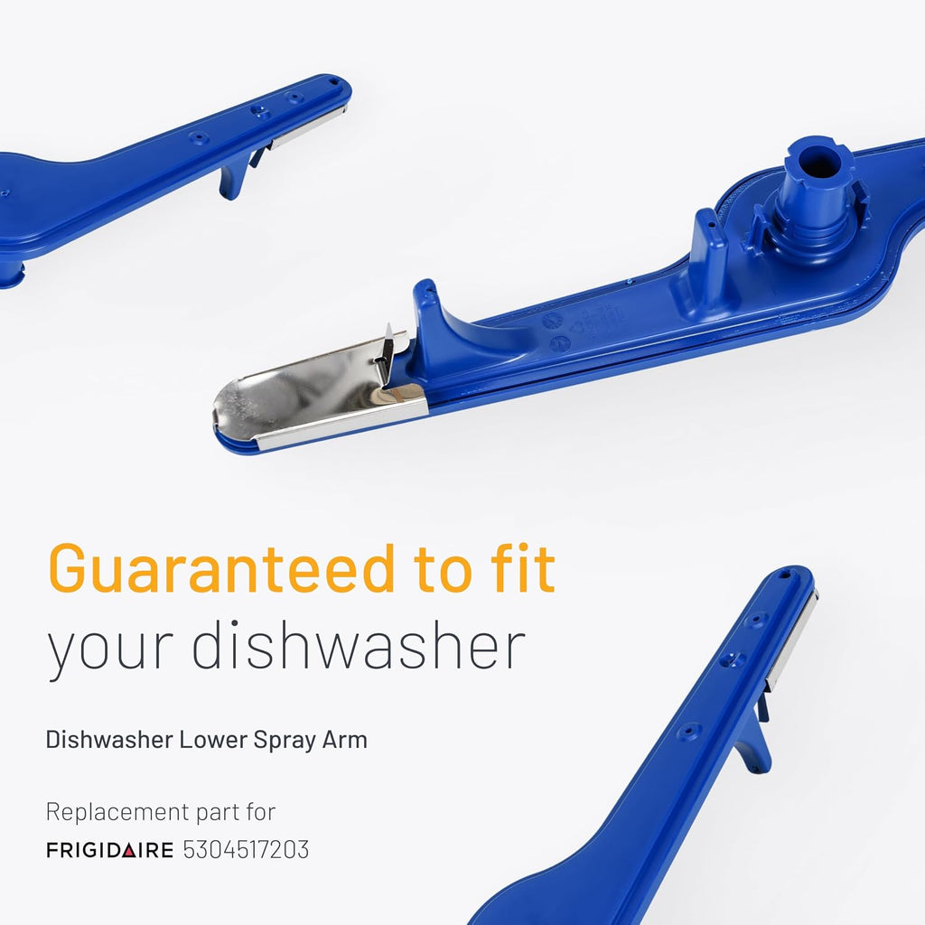5304517203 Dishwasher Lower Spray Arm with Heat Shield Compatible with Frigidaire, Compatible with Electrolux