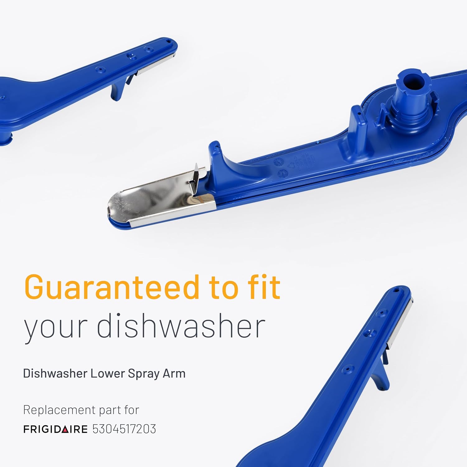 5304517203 Dishwasher Lower Spray Arm with Heat Shield Compatible with Frigidaire, Compatible with Electrolux