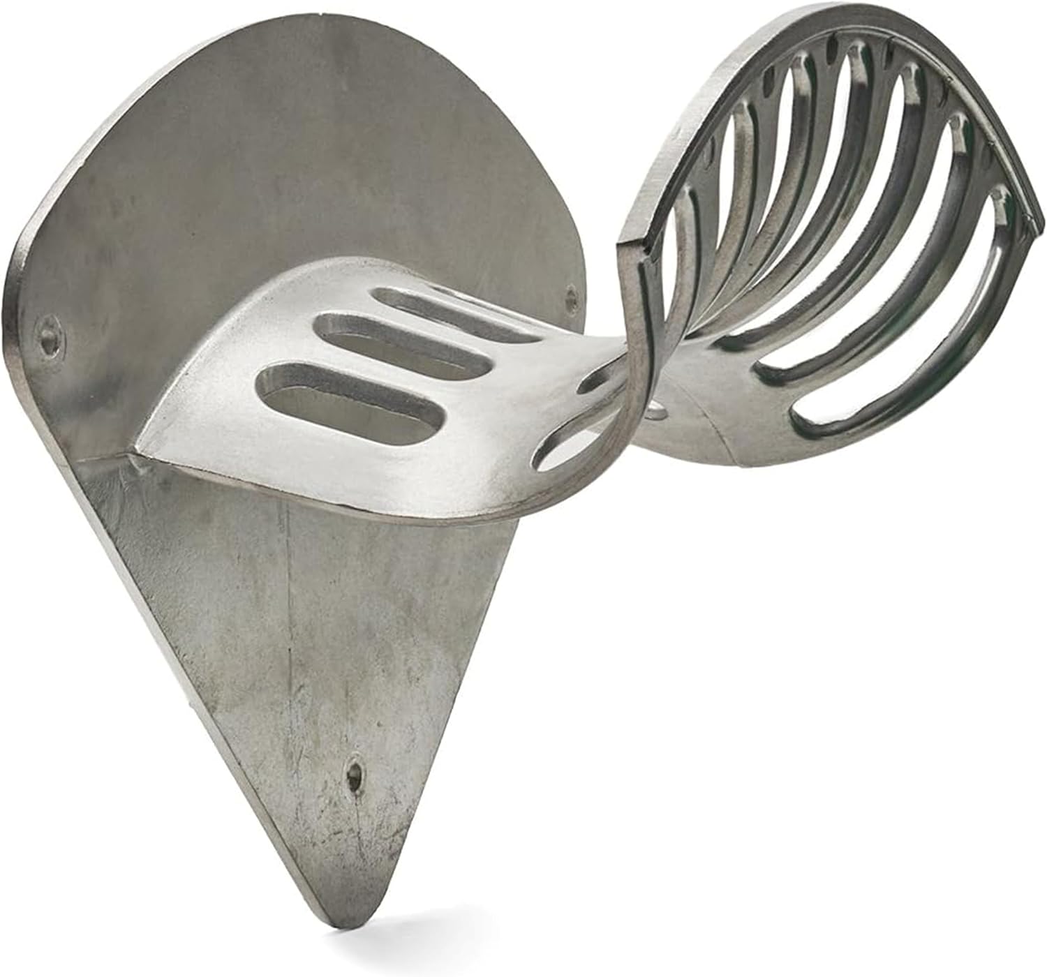 Garden Water Hose Holder for 200ft 1/2" Hosing, Silver