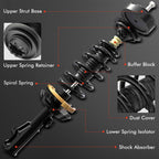 A-Premium Front Complete Struts Compatible with Lincoln