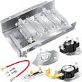279838 Dryer Heating Element 3403585, 3387134 Cycling Thermostat, 3977767 High-limit Thermostat, 3977393 Thermal Cut-off Switch, 3392519 Thermal Fuse Replacement for Whirlpool & Kenmore Clothes Dryers