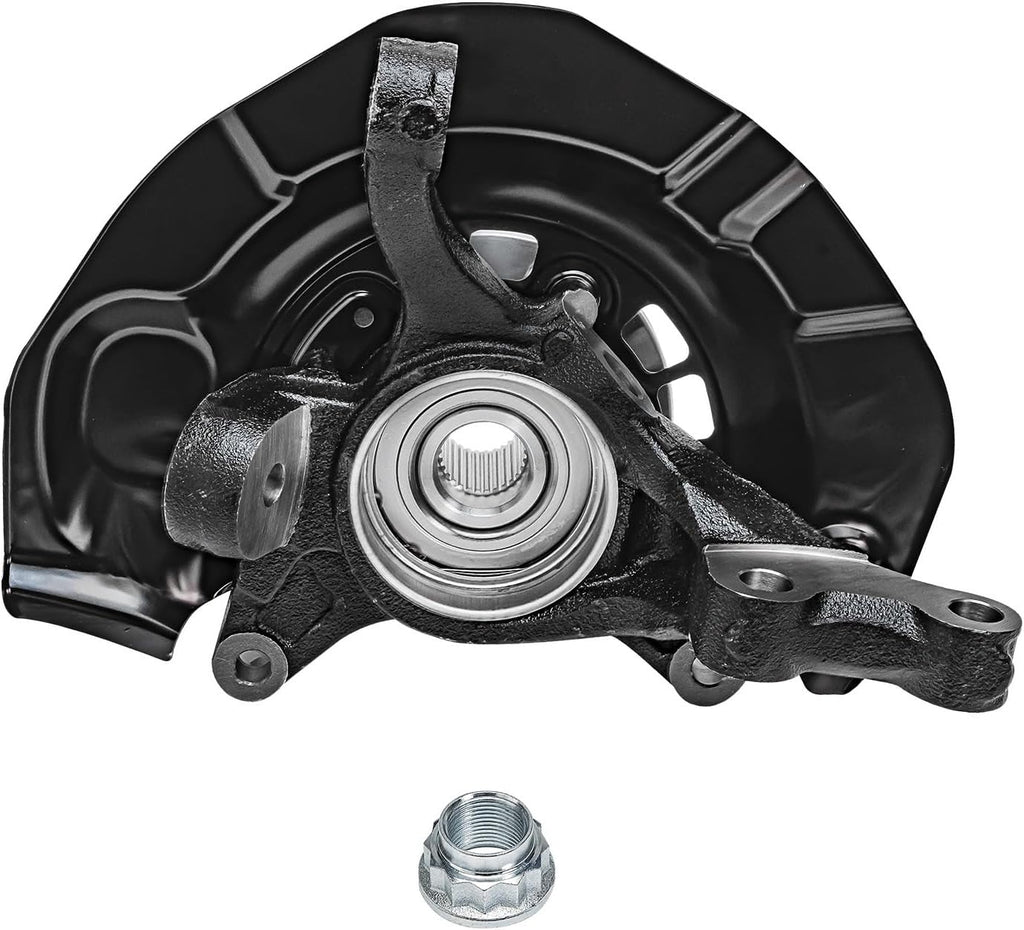 Detroit Axle - FWD Front Knuckle Hub Assemblies for 04-10 Toyota Sienna