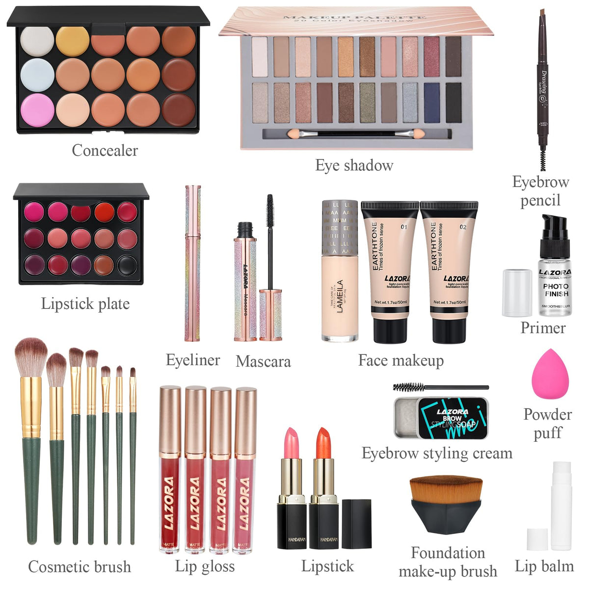 Makeup Kit Full Multi-Purpose Beauty Set Festive Gift Box