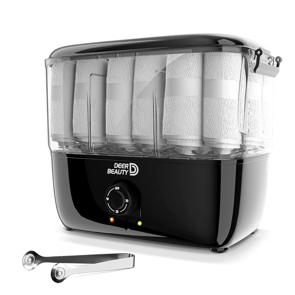 Towel Steamer-Hot Towel Warmer 600 W Tabletop Moist Towel Heater, Holds up to 18 Towels,30 Minute Auto Shut