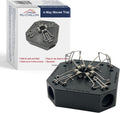 Reusable Multi-Catch Mouse Trap, Indoor/Outdoor - Black | 4-in-1 reusable snap design catches up to 4 mice without