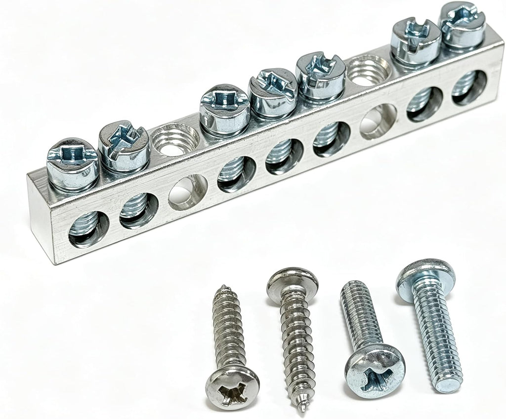 PK7GTACP 7 Terminal Ground Bar Kit for Square D Electrical Panels 1-Pack
