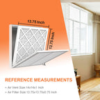 14x14x1 Air Filter 2 Pack MERV 11