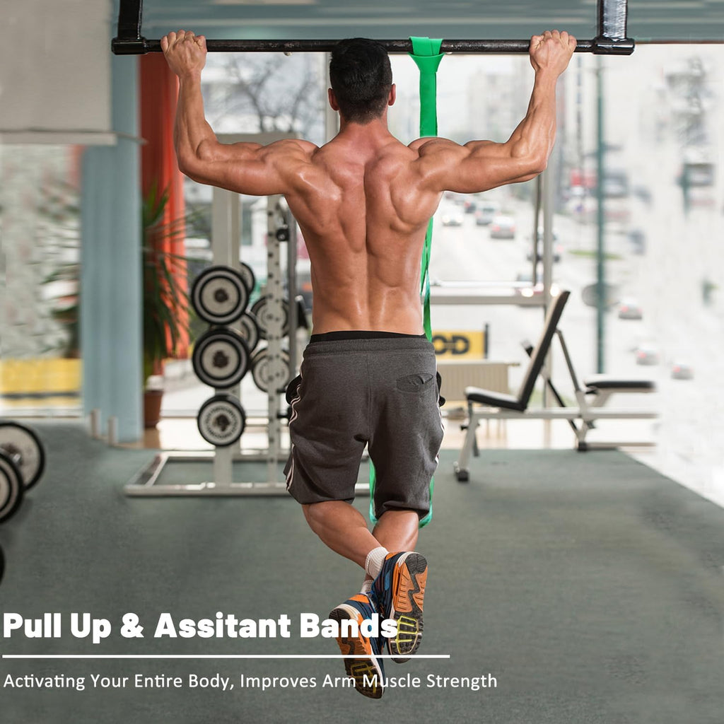 Resistance Bands, Pull Up Assist Bands - Workout Bands, Eexercise Bands, Long Resistance Bands Set for Working Out