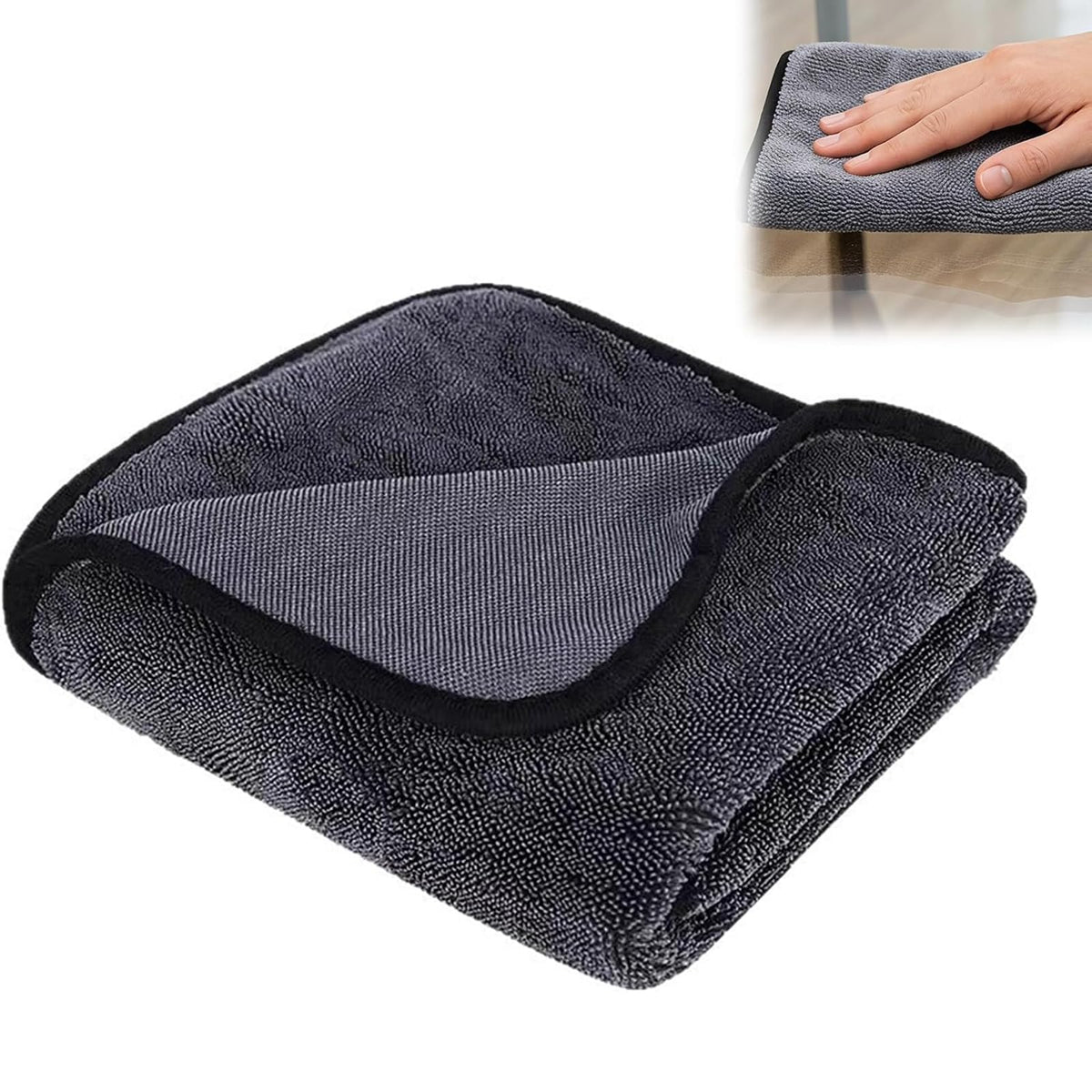Javer Microfiber Window Cleaning Cloth XXL 24x16 Inch Microfiber Towel