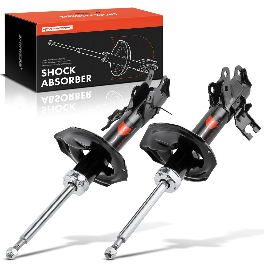 A-Premium Front Bare Struts W/o Coil Spring Compatible with Nissan