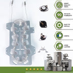 Dryer Heating Element Kit for Samsung DV2C6BEW DV42H5000EW/A3 DV45H7000EW