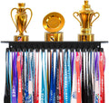Medal Hanger Ribbon Holder Wall Metal Rack Organizer Awards Ribbon Cheer Gymnastics Soccer Runner Medals