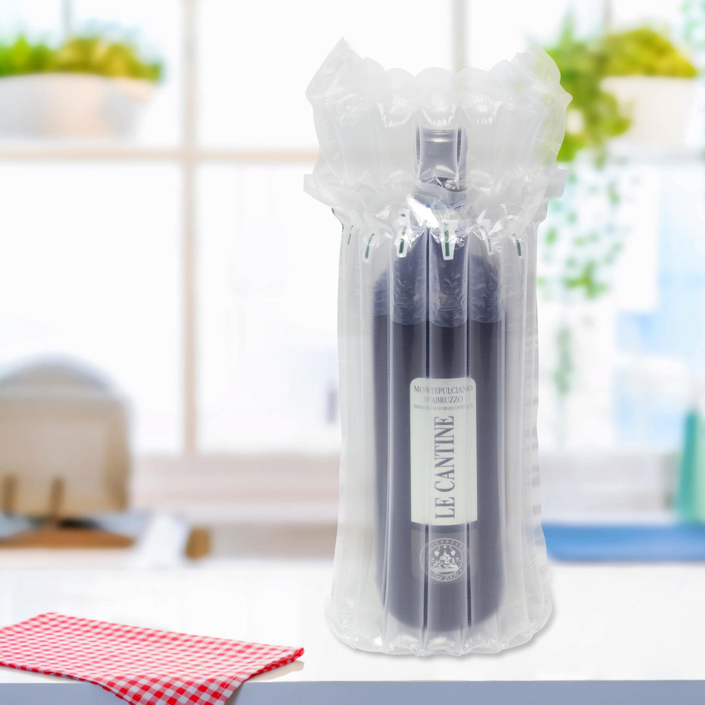 30 Pack Wine Bags for Travel, Inflatable Bottle Protector Sleeve