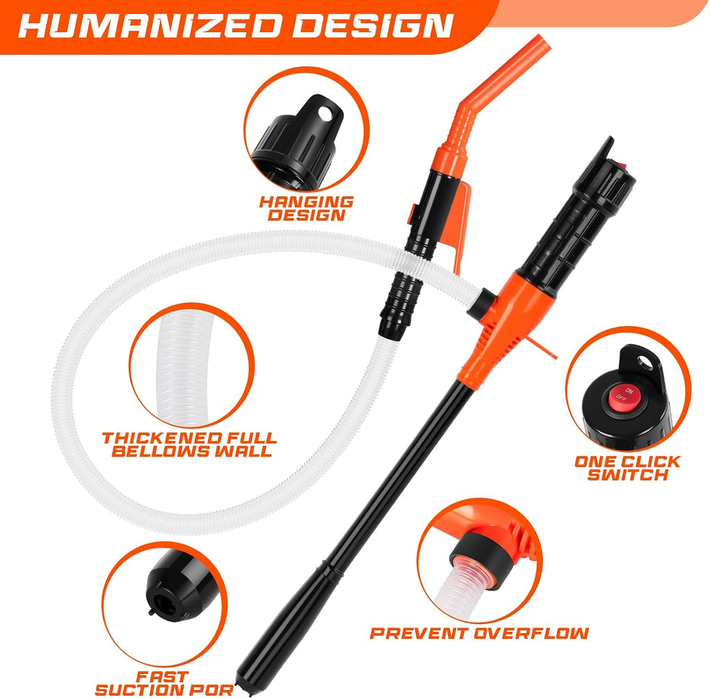 Portable Cordless Fuel Transfer Pump Battery Powered