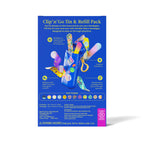 Bandage Clip N' Go Tin & Refill Pack | Adhesive Flexible Fabric Bandages and Tin | Assorted Shapes and Patterns for
