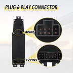 Vurkcy Driver Master Power Window Switch & Bezel for 2002-2009 Dodge Ram