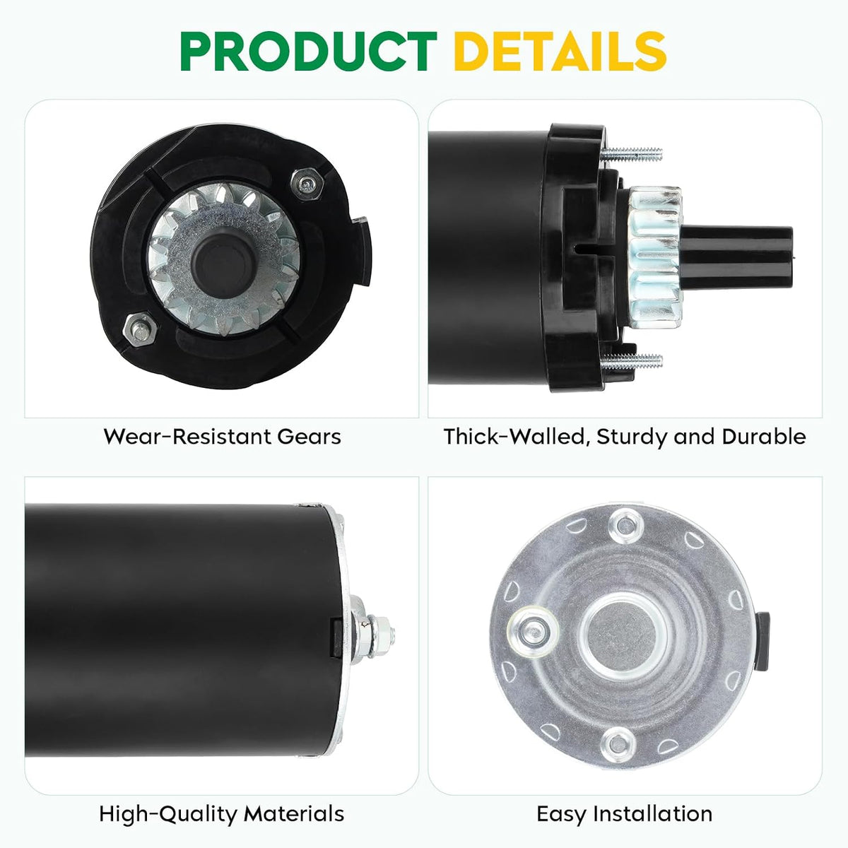 Starter Fits for Kohler 18HP 19HP 20HP Toro TimeCutter Z5000 Z4220 Z4200 2007-2009, G4010 G4020 2007 2008, LX465 LX460 LX425 LX420, 410-21065, KH20-098-05S,410-21112