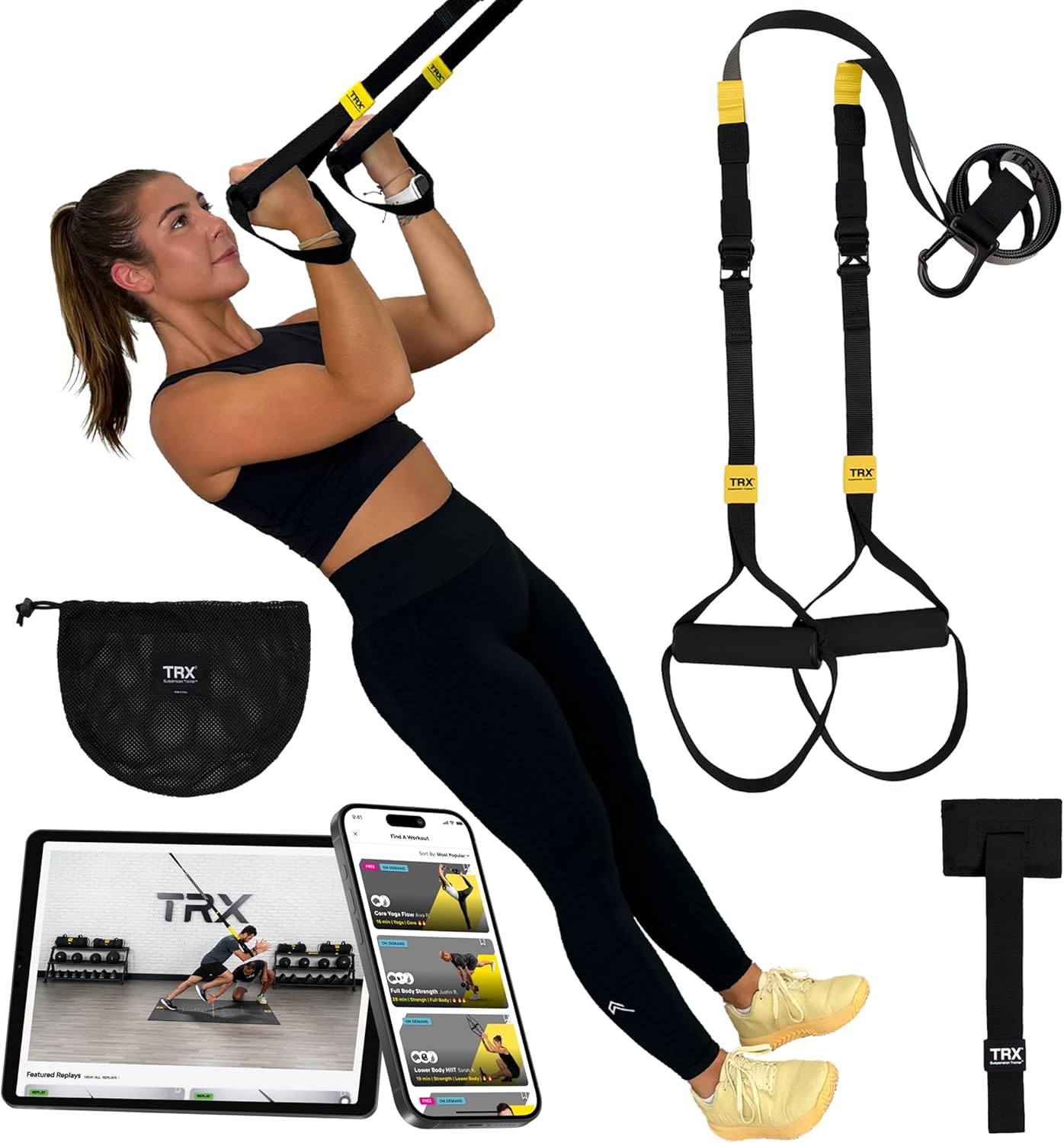 GO Suspension Trainer, At Home, Portable Gym Workout