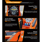 23 HP Compact Double Cooling Mini Skid Steer Loader DS-SS70