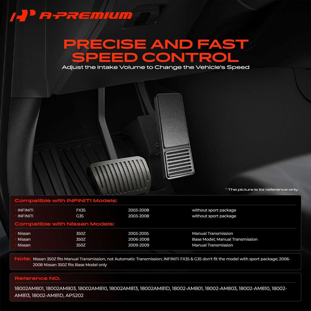 A-Premium Accelerator Pedal with Position Sensor Assembly