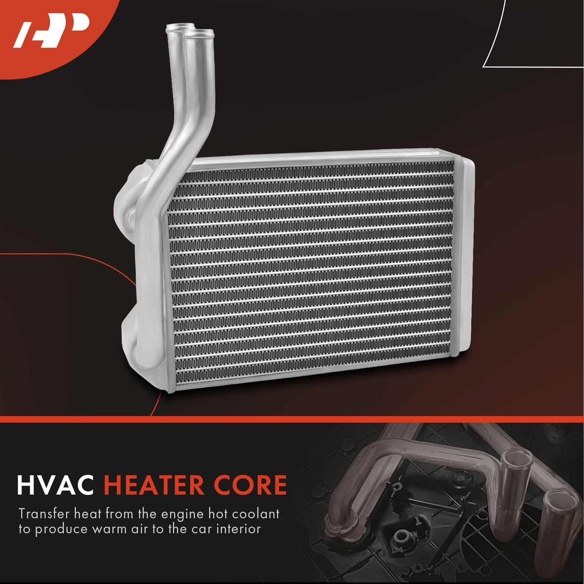 A-Premium HVAC Heater Core Compatible with Honda