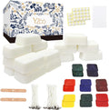Candle Making Kit,Candle Making Supplies Include 2.12lb Soy Wax for Candle Making,Candle Wax Dyes,Candle Wicks