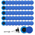 50Pcs 2 inch R-Type Quick Change Zirconia Surface Conditioning Sanding Discs Set 40 Grit with Adapter & Backing Pad