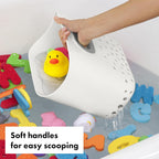OXO Tot Stand Up Bath Toy Storage Organizer, 7.1 L, Large Capacity Bin for Baby Bath Essentials - Gray