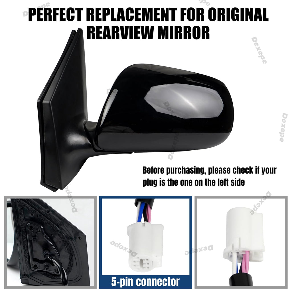 Left Driver Side Mirror Fit for Toyota Corolla 2009-2013