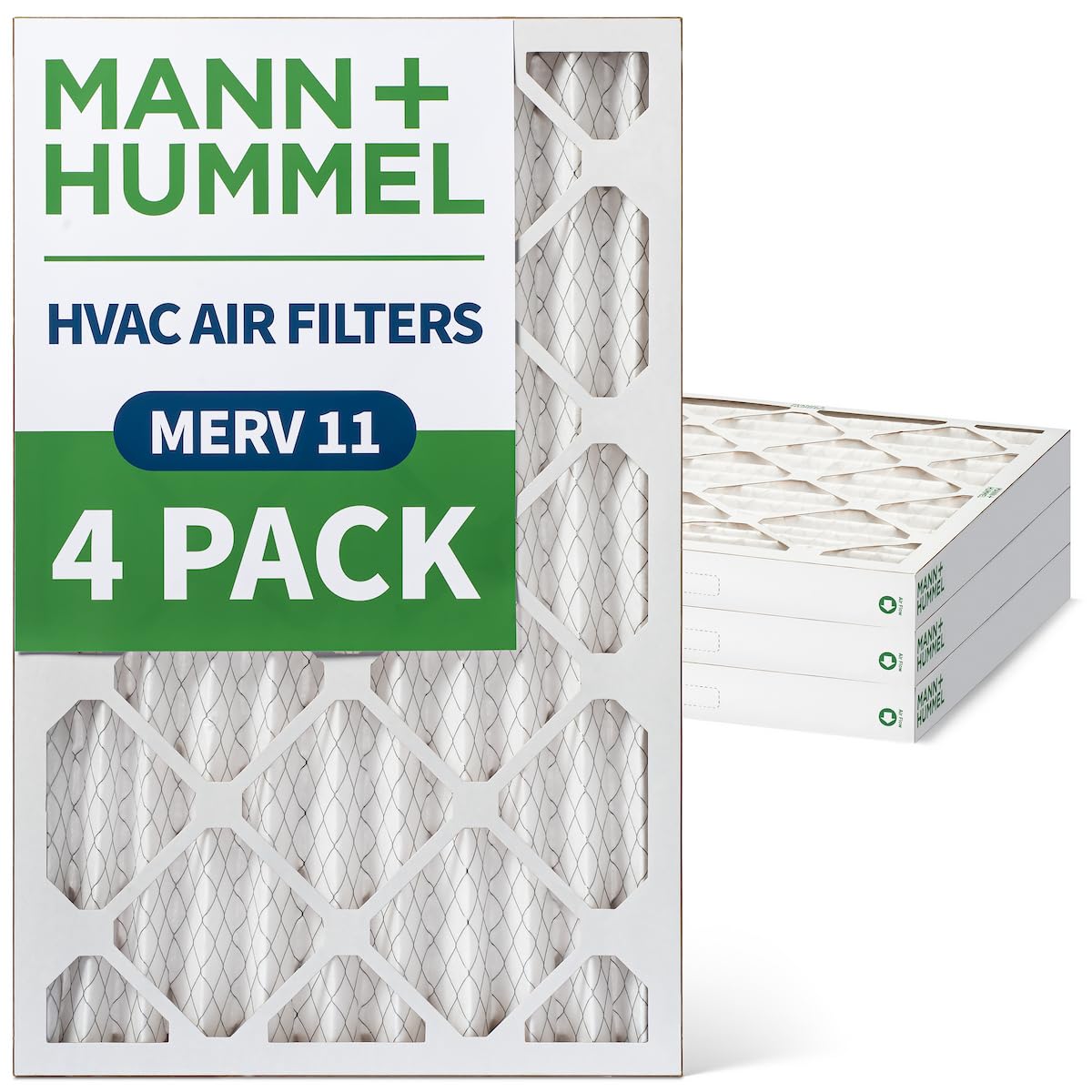14x20x2 MERV 11 Pleated 2" AC Furnace Air Filter. 4 Pack