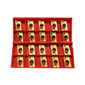 GBJ APMT1604 PDER APMT160408PDER APMT1135PDER Milling Inserts Turning Inserts Cutting Tools for BAP400R Milling Inserts Tool Holders Processing Hard Steel Parts (10PCS APMT1604PDER)