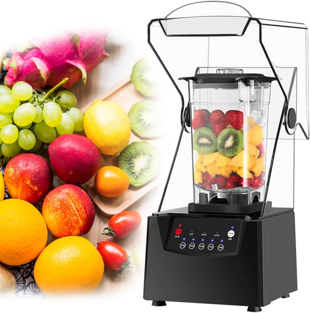 Commercial Blender with Sound Enclosure, High Speed