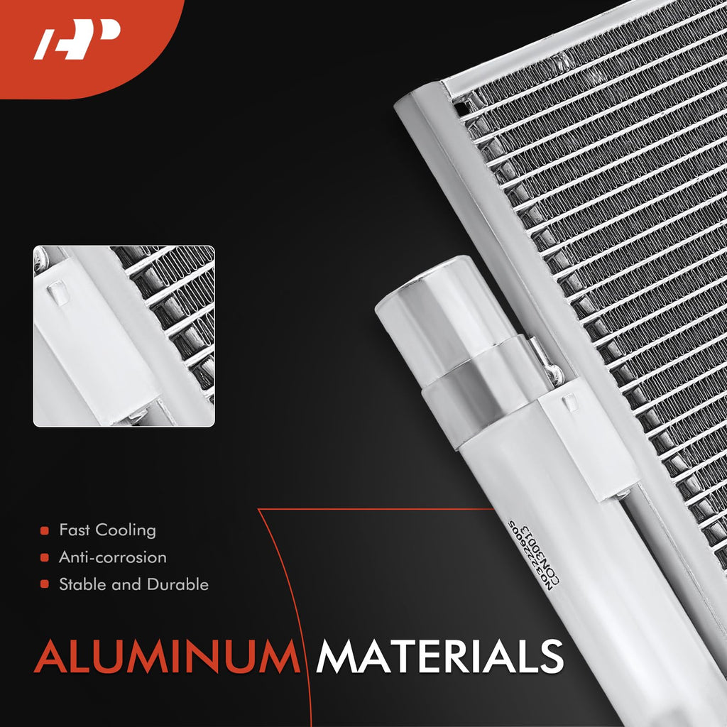 A-Premium Air Conditioning Condenser Compatible with Ford