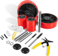Pallet Jack/Truck Wheels Kit for Most Hand Pallet Jacks- Complete Set! | with Pairs of Steering Wheels 7"x 2", Load