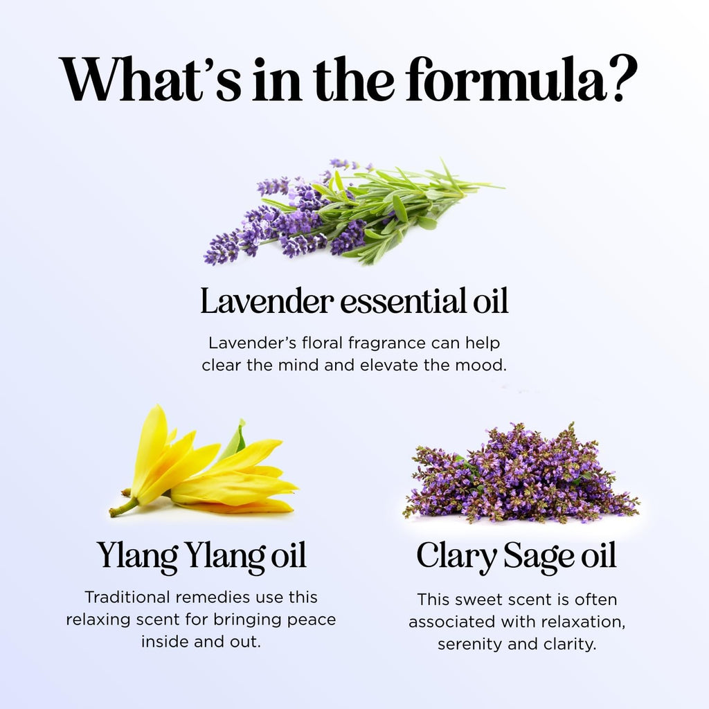 Sleep Essential Oil Blend for Diffuser - Dream Essential Oils for Diffusers Aromatherapy and Relaxation with Clary