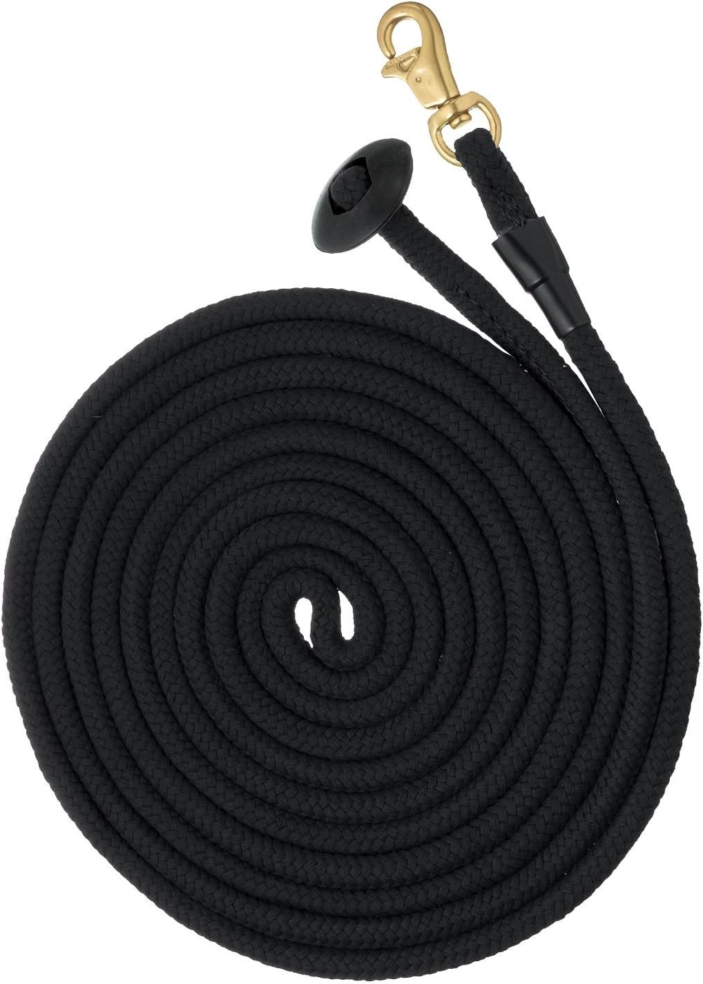 Rolled Cotton Lunge Line with Solid Brass Snap