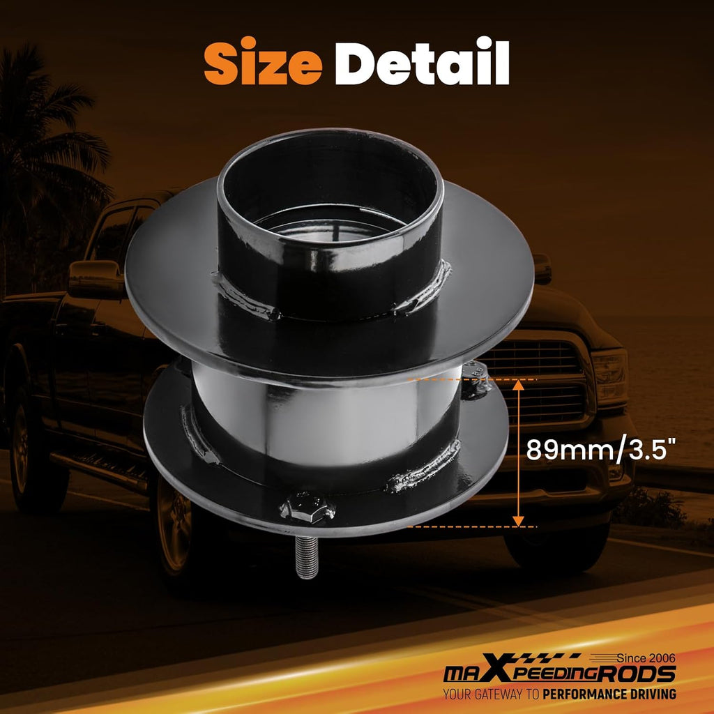 maXpeedingrods 3.5" Front Leveling Kit for Dodge Ram 1500 2500 3500 4WD 1994-2013, Lift Coil Spring Spacers for Pickup Trucks