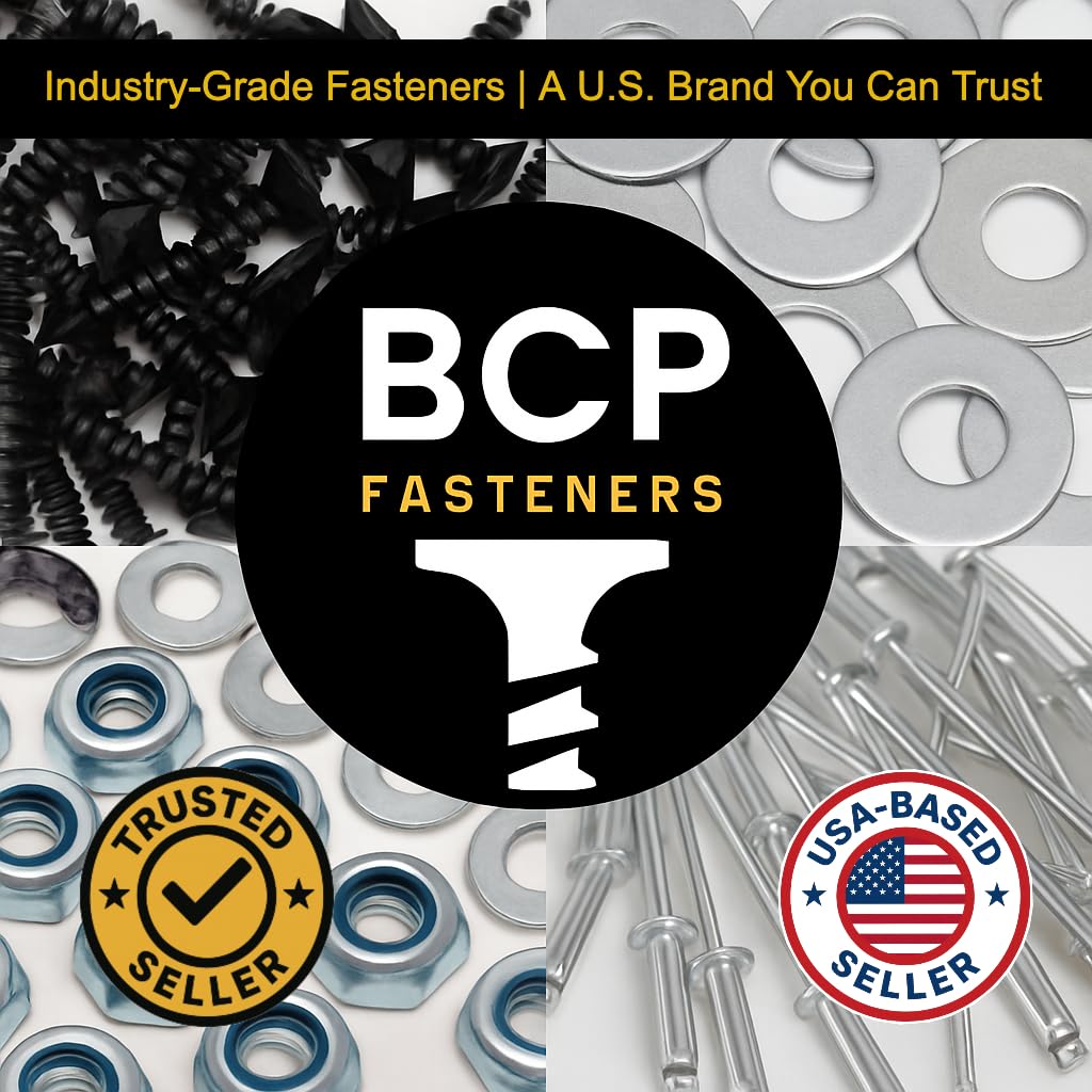 BCP Fasteners #8-32 x 1/4" Stainless Steel 3-Prong Tee Nuts, 25 Pack